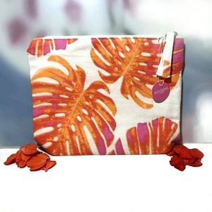 Waterproof Wet Bag Pouch by Ashiana Miami Orange & Pink Tropical Design *BNIP